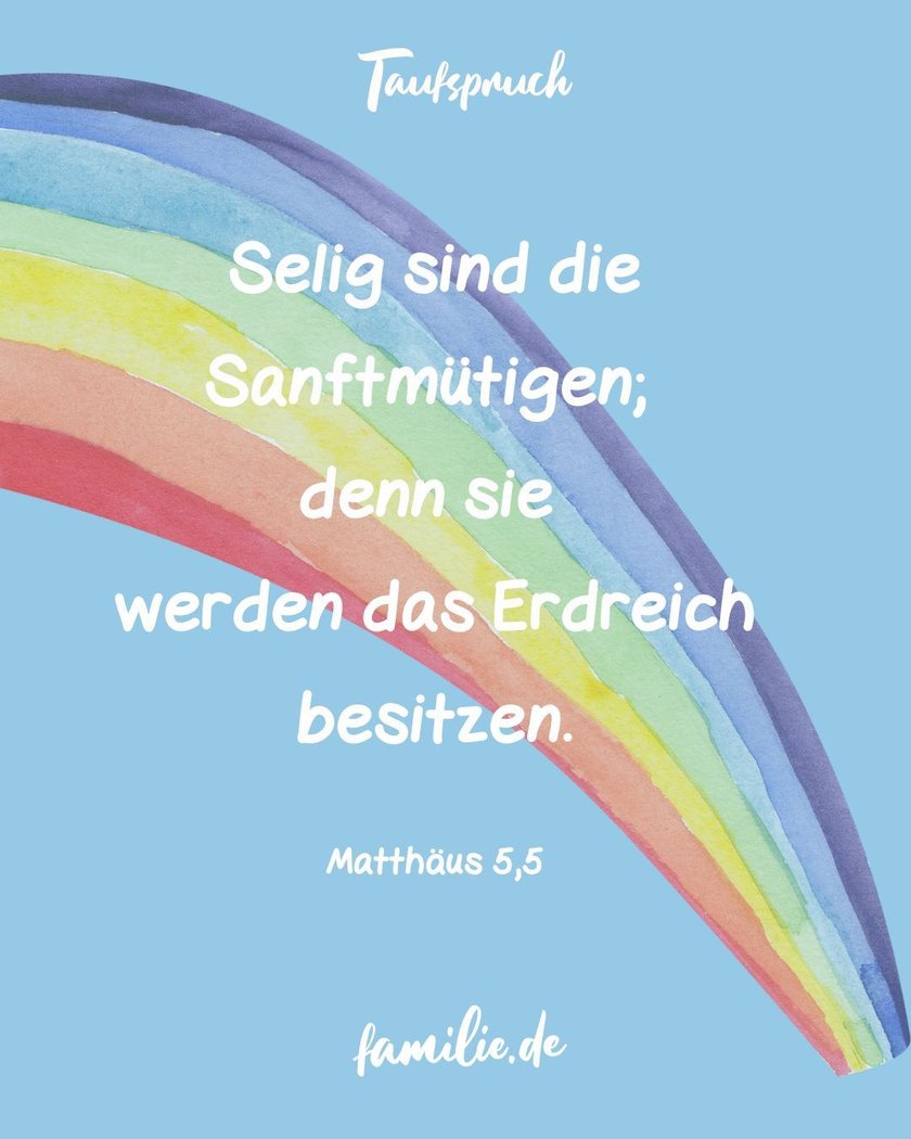 taufspruch evangelisch selig