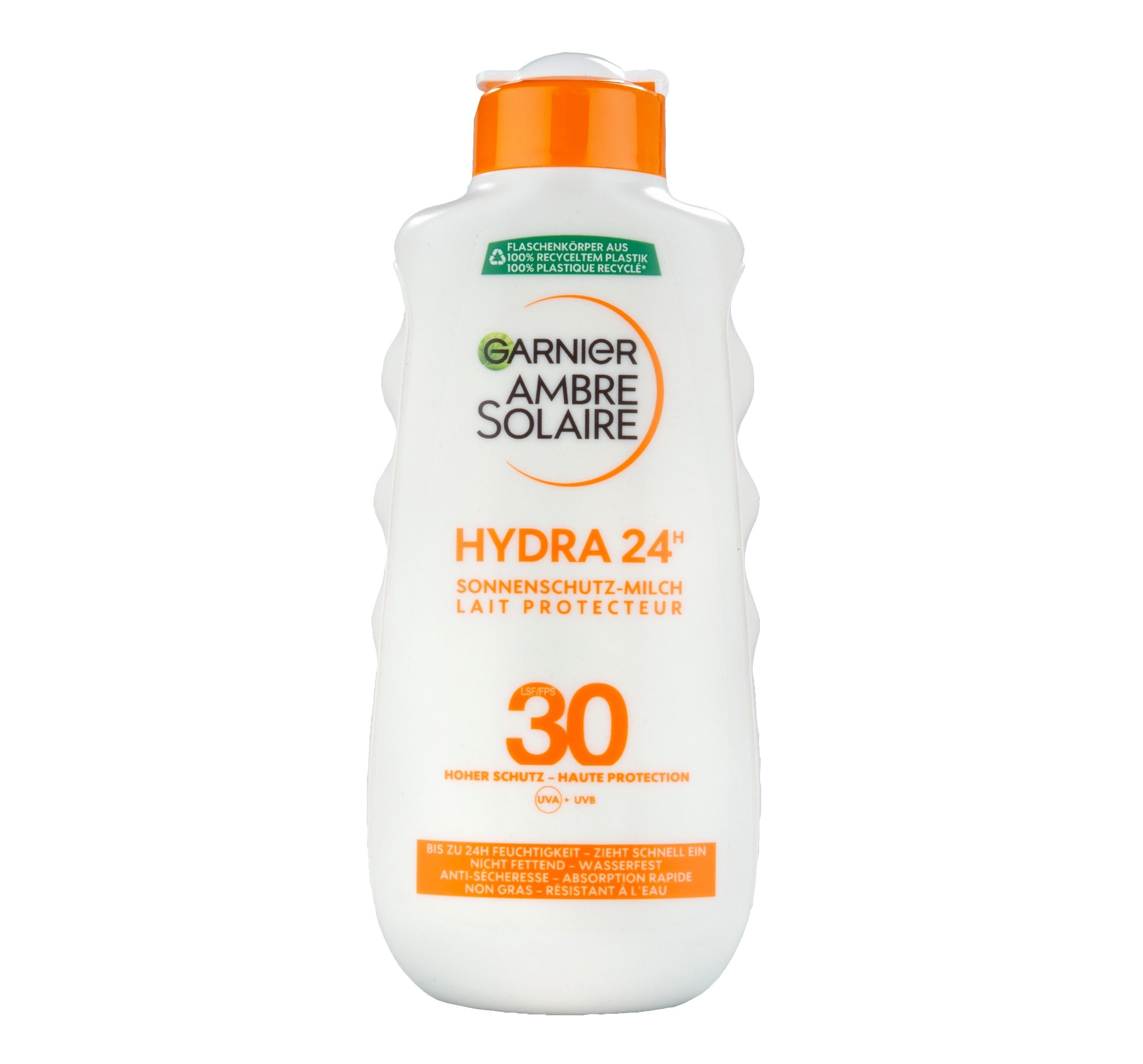 Sonnencreme Test - Garnier Ambre Solaire Hydra 24h Sonnen­schutz-Milch