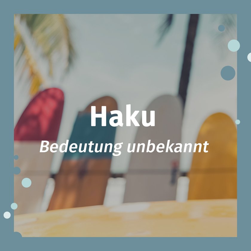 Hawaiianische Namen Haku