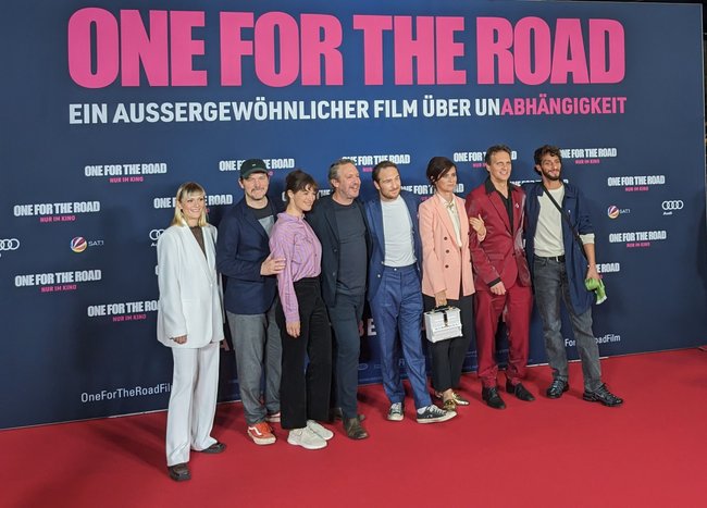 Der Cast von "One for the Road" bei der Premiere