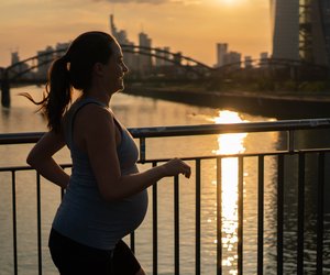 Mocki joggt auch in der Schwangerschaft 10 km