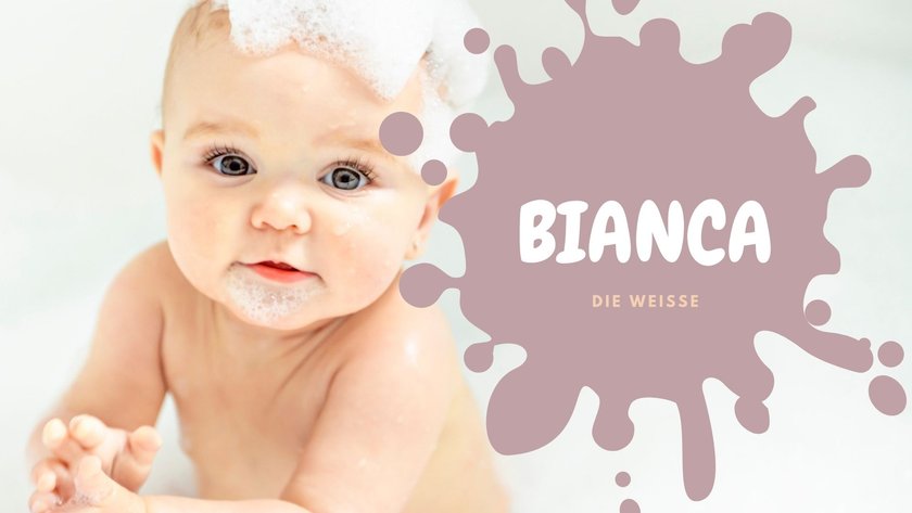 #8 Vornamen nach Farben: Bianca