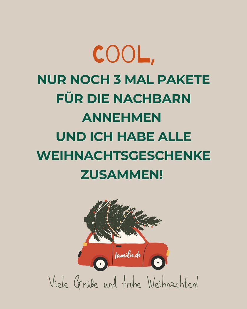 Lustige Sprüche zu Weihnachten