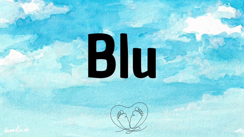 Jungennamen Farbe Blau Blu