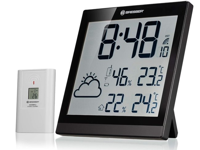 Wetterstation-Test – Bresser ClimaTrend JC LCD Wetter-Wanduhr