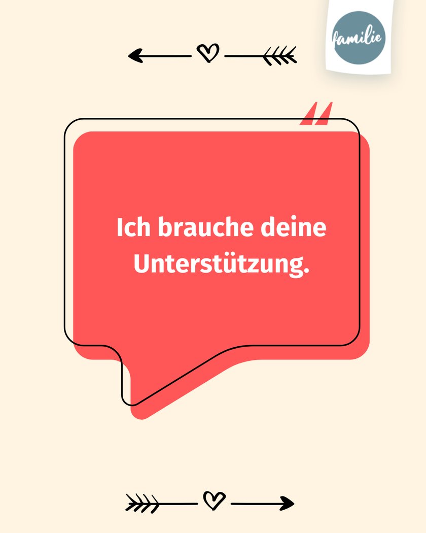 Vertrauen aufbauen - Ich brauche deine Unterstützung