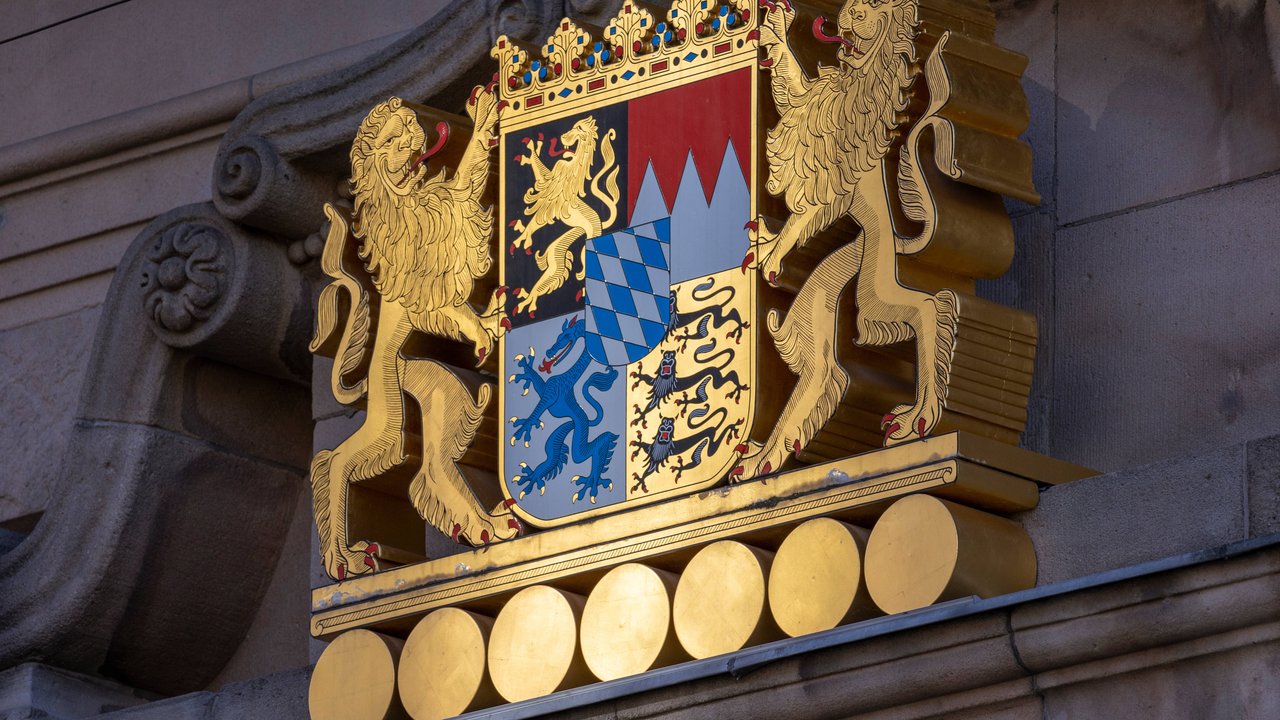 Das Wappen von Bayern