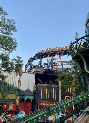Kopenhagen mit Kindern: Die Achterbahn im Tivoli