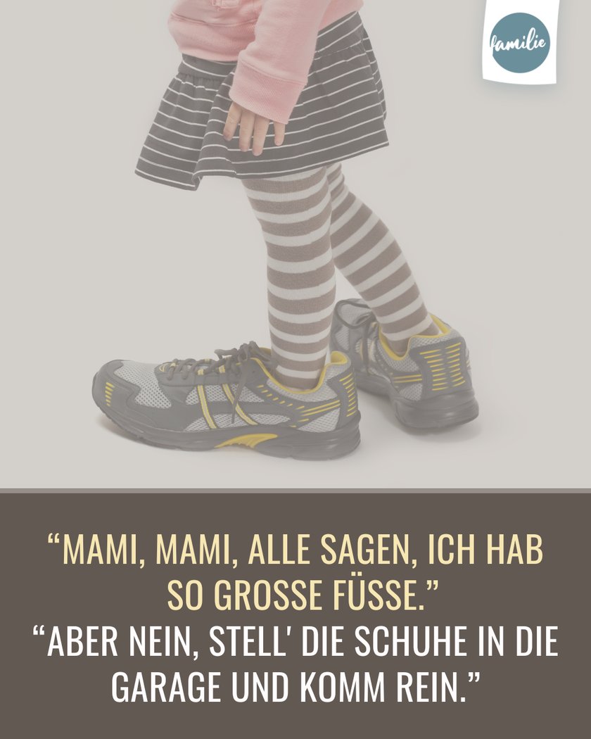Mami-Mami-Witze - Große Füße