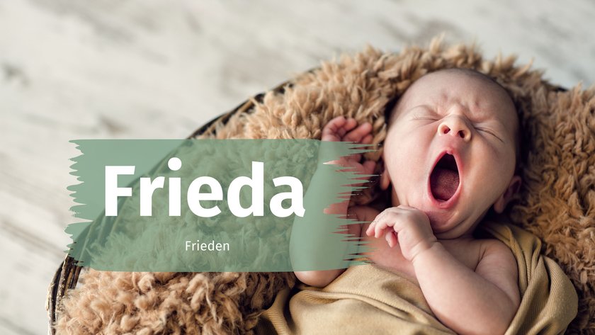 Vornamen Thüringen 2024 - Frieda