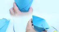 Beschäftigungs-Idee des Tages: Becher-Fang-Spiel aus Papier basteln