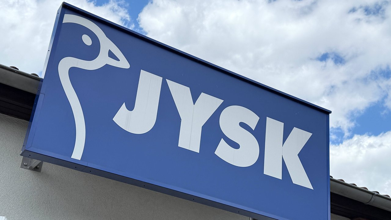 Außenwerbung Logo JYSK