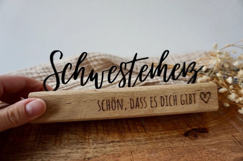 Weihnachtsgeschenk für die Schwester