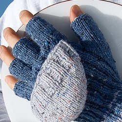 Handschuhe stricken: So strickt ihr euch Fingerhandschuhe mit Kappe