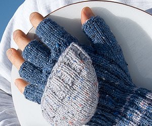Handschuhe stricken: So strickt ihr euch Fingerhandschuhe mit Kappe