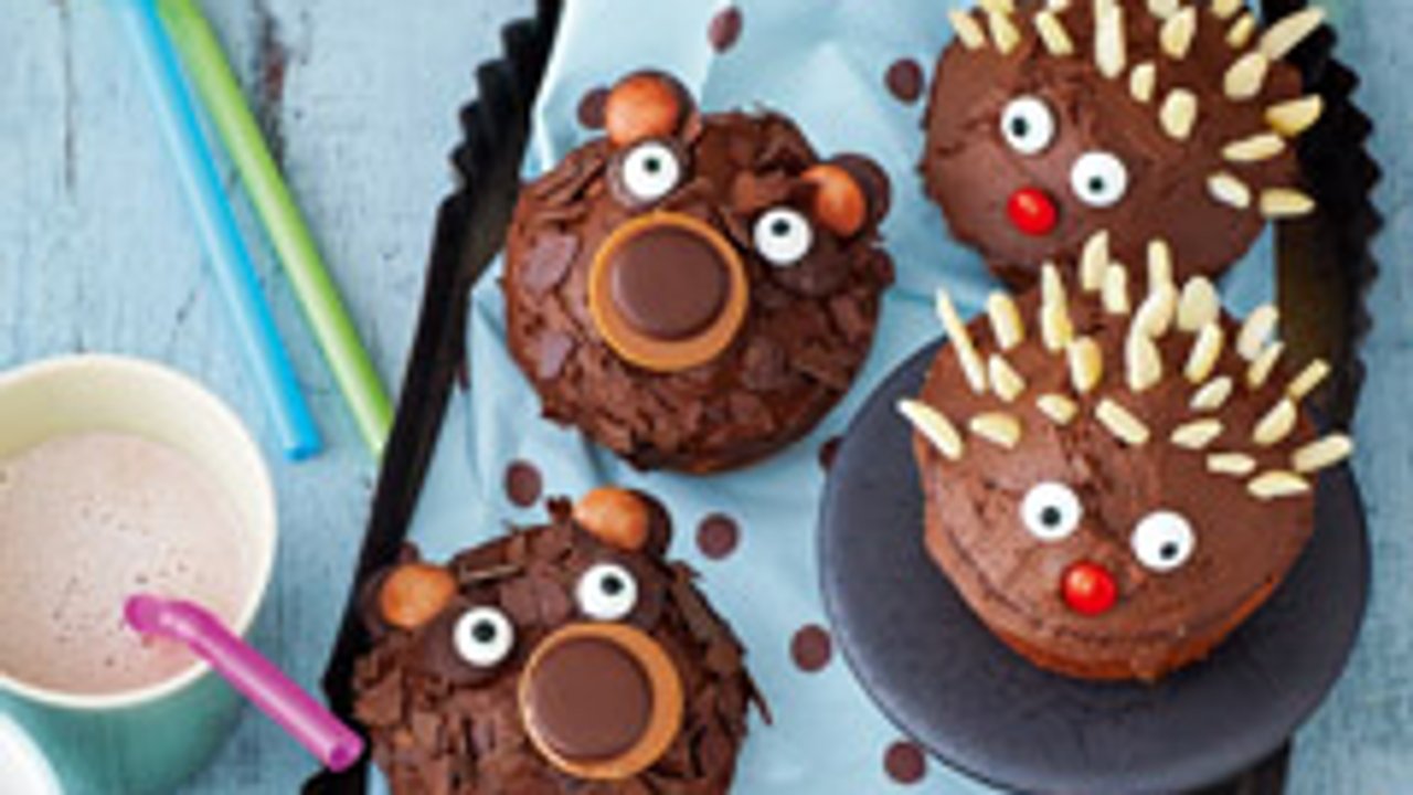 Rezepte für den Kindergeburtstag Lustige Muffins