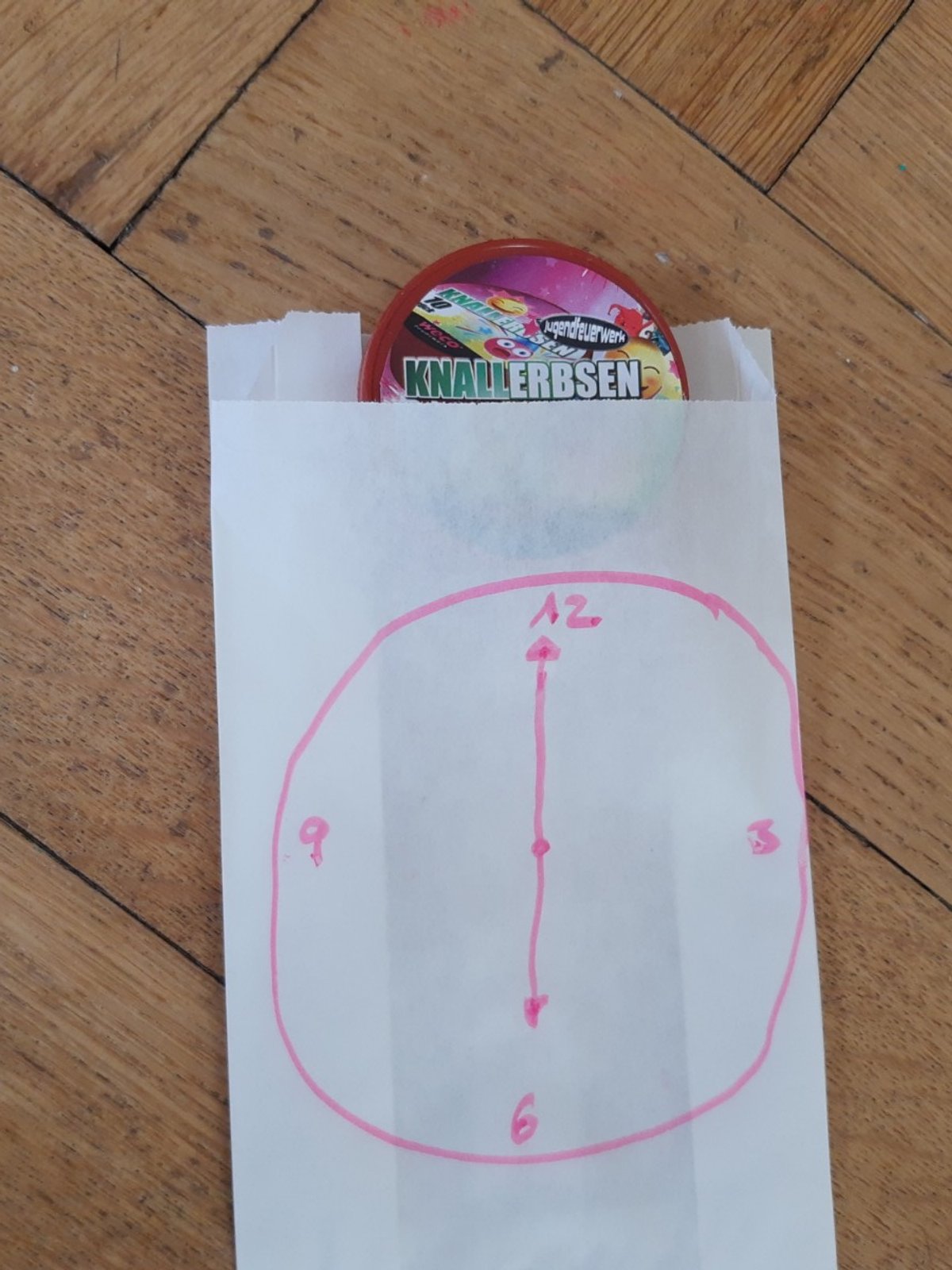 Silvester Countdown Tüten basteln