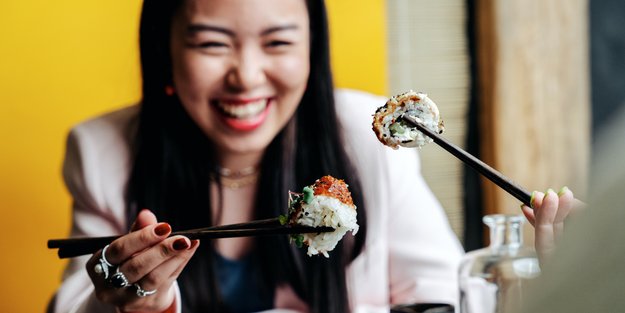 Vegetarisches Sushi in der Schwangerschaft: Darf ich zugreifen?