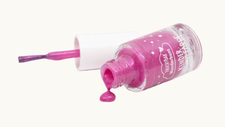 Kindernagelfarbe "Lila Lustig mit Glitzer"