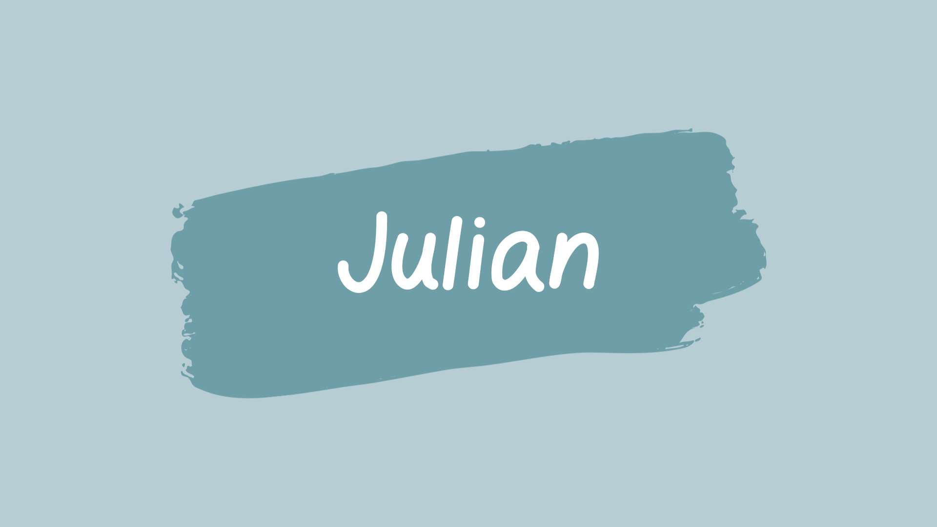 Julian – Bedeutung und Herkunft des Jungennamen
