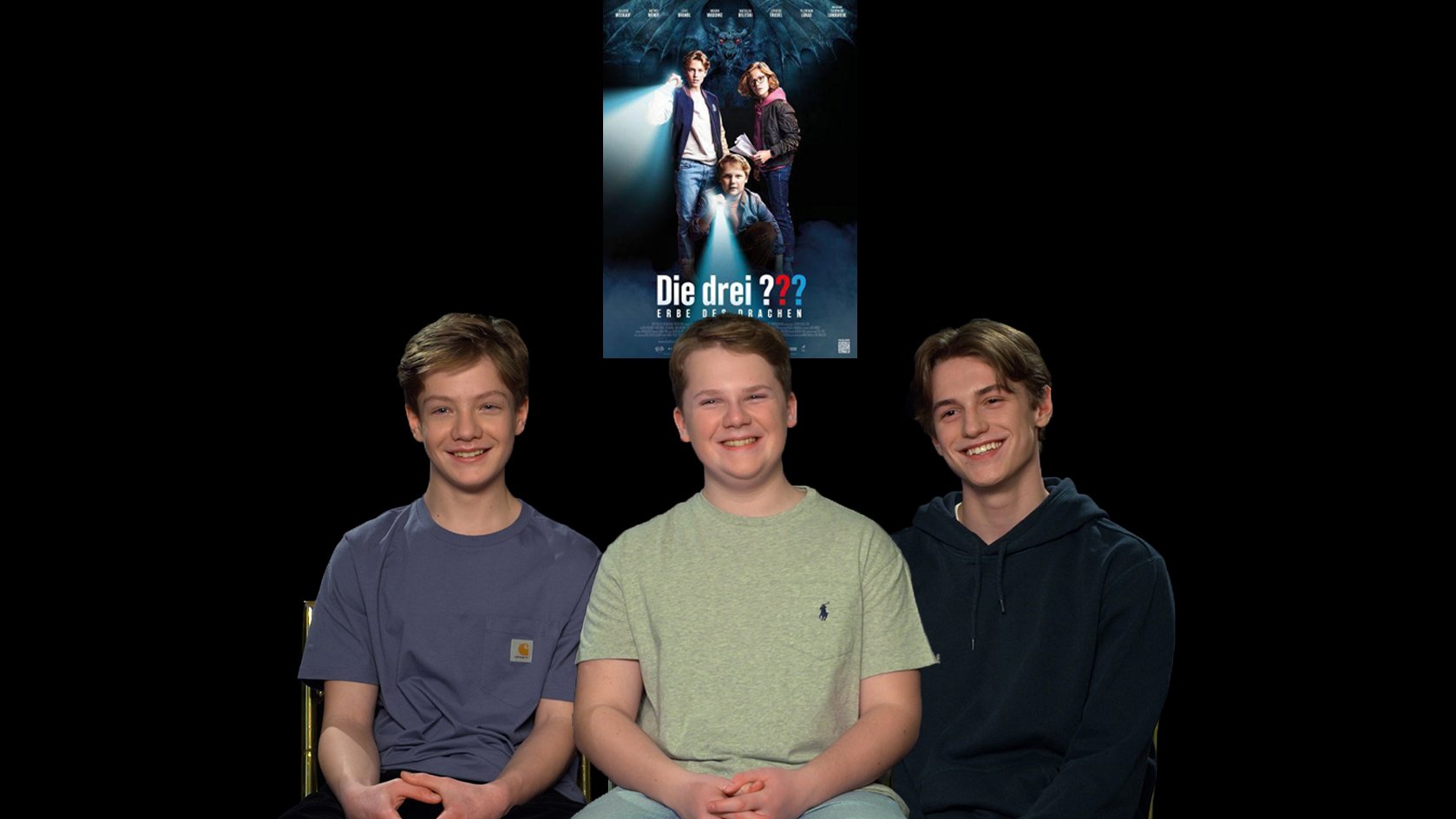 Die drei ??? Hauptdarsteller im Interview: "Mut ist wichtig"
