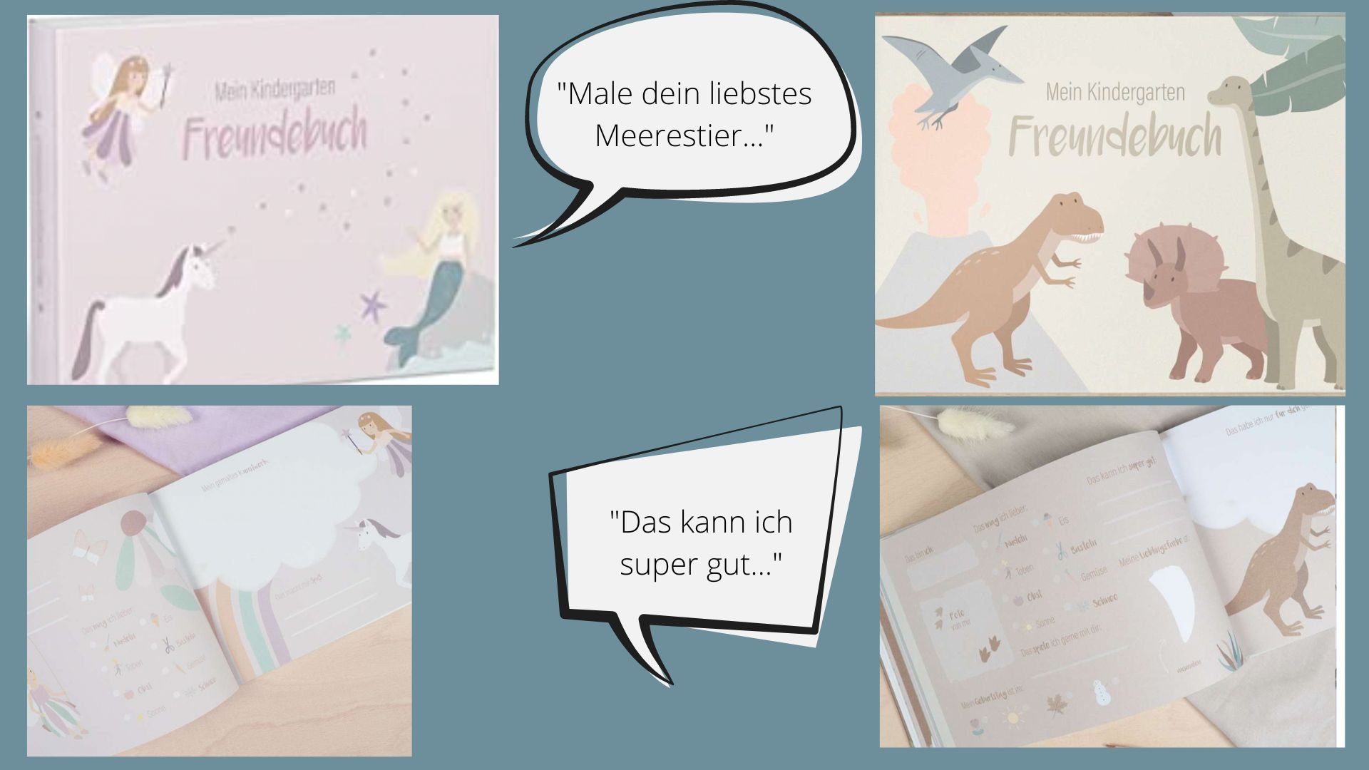 Freundebuch Kindergarten: zum Ausfüllen