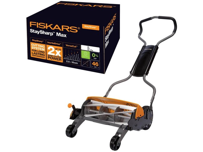 Handrasenmäher-Test – Fiskars Spindelmäher StaySharp Max