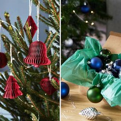 Bezaubernd & erschwinglich: Die schönsten IKEA-Dekoideen für Weihnachtsbäume