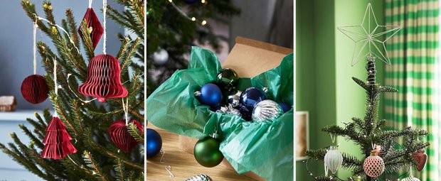 Bezaubernd & erschwinglich: Die schönsten IKEA-Dekoideen für Weihnachtsbäume