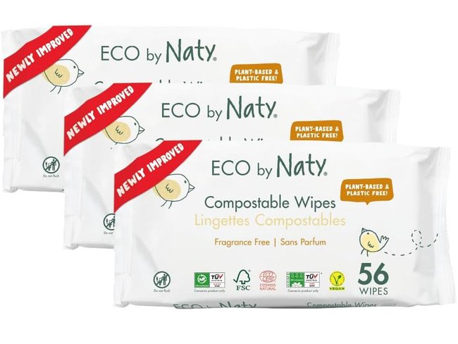 Feuchttücher-Test – Eco by Naty Sensitive 100 % Compostable Wipes