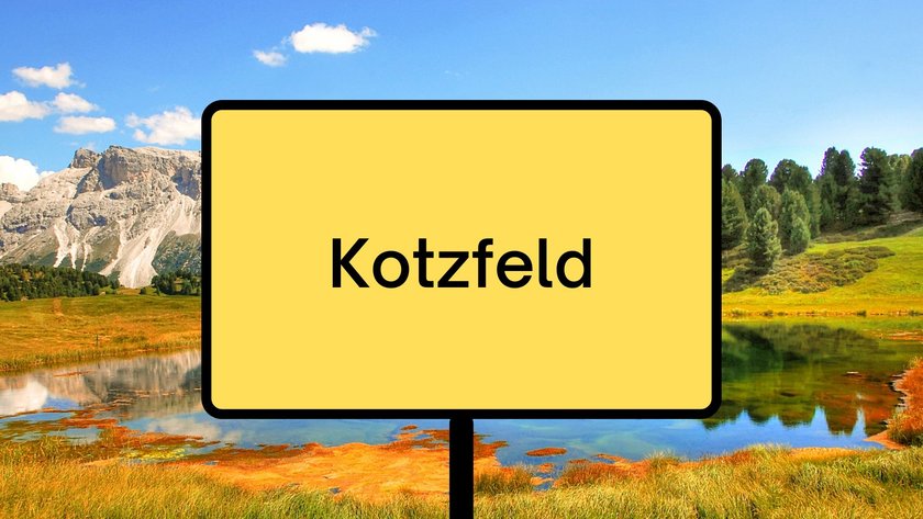 #15 lustige Ortsnamen: Kotzfeld