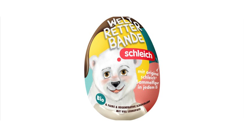 Weltretterbande Schokoladenei mit Spielzeug