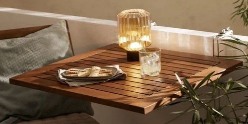 bonprix verkauft praktischen Gartentisch zum Einhängen mit 33 % Rabatt – perfekt für kleine Balkone