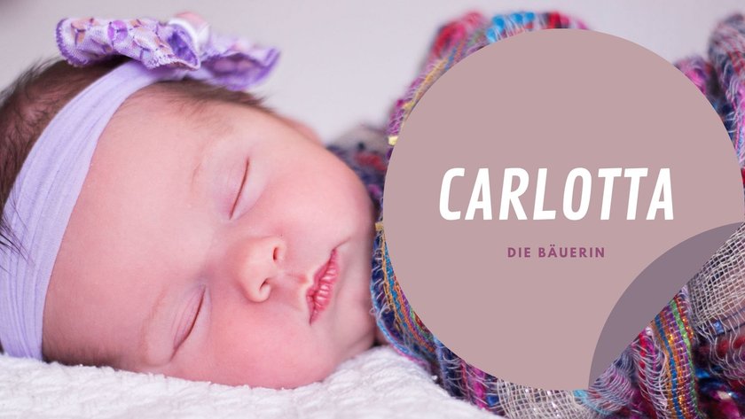 #15 Vornamen mit coolen Spitznamen: Carlotta