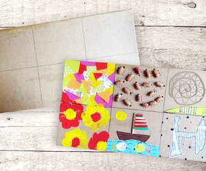 Kunterbunte Erinnerungsbox basteln
