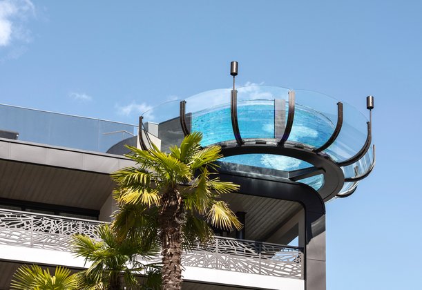 Quellenhof Luxury Resort Passeier: Der legendäre Rooftop-Pool für Erwachsene 