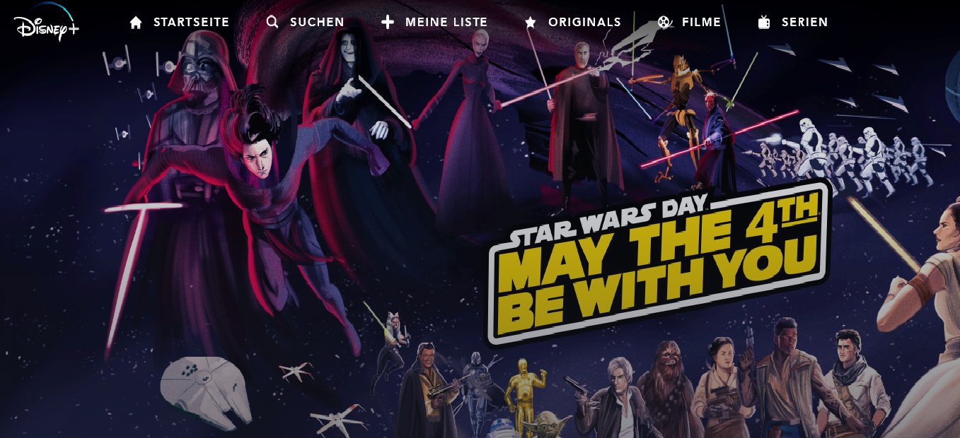 Disney+ Fanart Star Wars Day