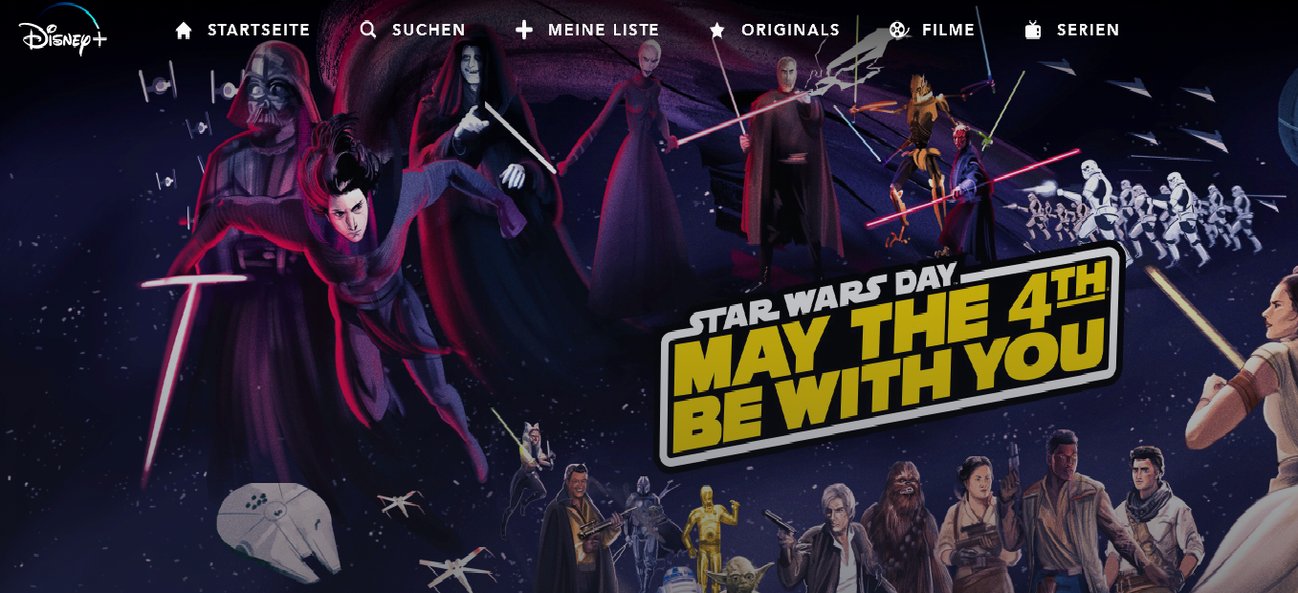 Disney+ Fanart Star Wars Day Disney+ Fanart Star Wars Day