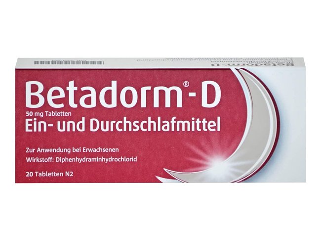 Schlaftablette rezeptfrei – Betadorm D