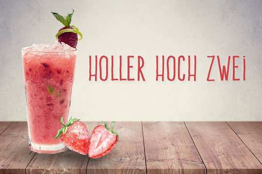 Cocktails für Kinder: HollerHochZwei