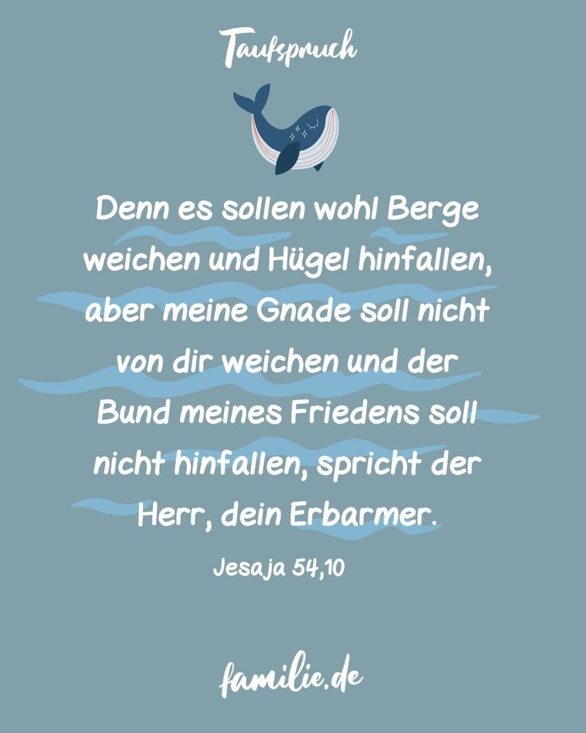 taufspruch aus der bibel