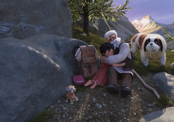 Heidi - Die Legende vom Fuchs: Jetzt liegt es an Heidi und dem Großvater, die Luchse und sogar das ganze Dorf zu retten.