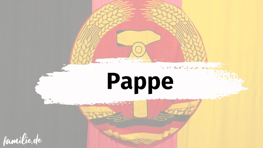 Witzige DDR Begriffe - Pappe