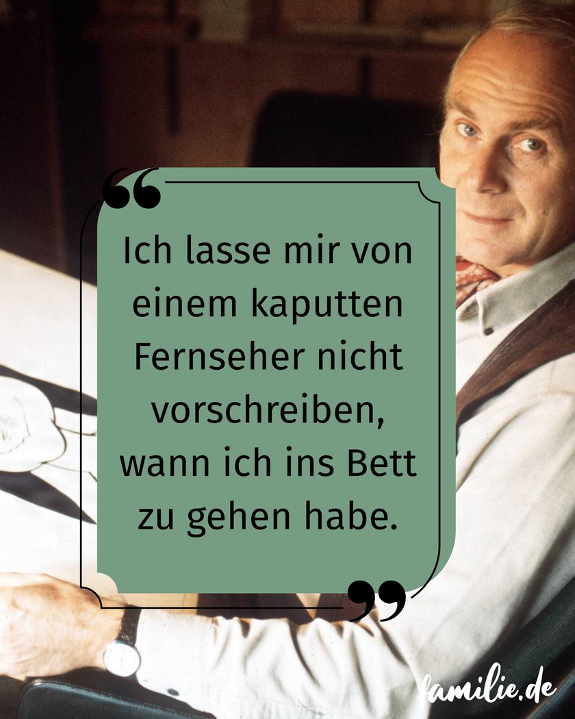 Loriot Sprüche - Fernseher