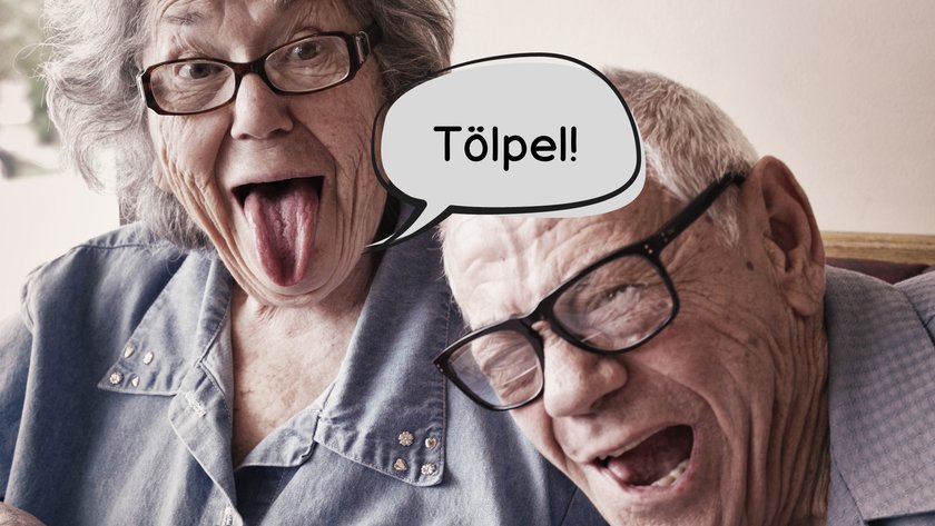 Alte Schimpfwörter: Tölpel