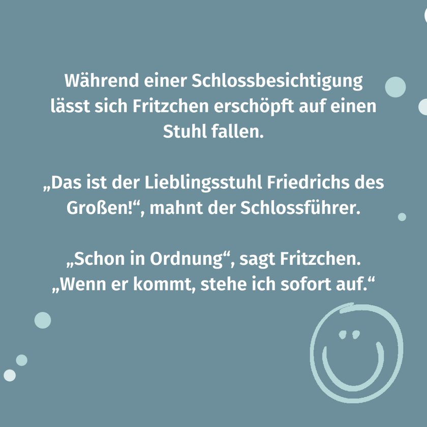 Fritzchen Witze - Friedrich der Große