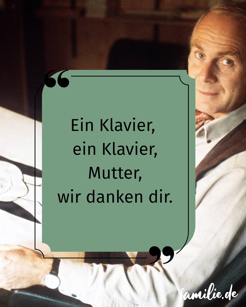 Loriot Sprüche - Klavier