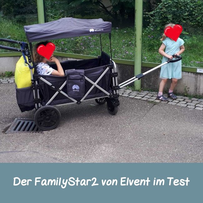 Bollerwagen-Test: Der Elvent FamilyStar2 im Familien-Praxistest