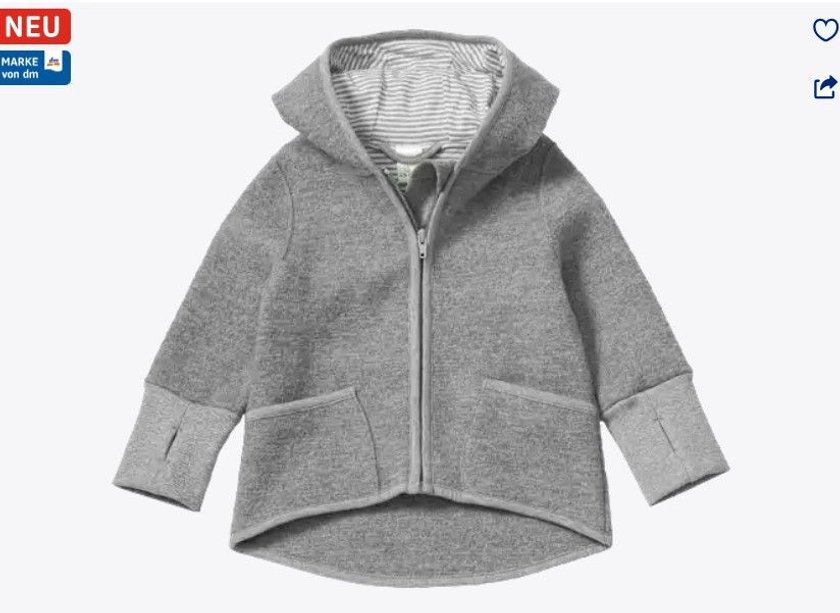 Diese Jacke aus Walk gibt es im September neu bei dm.