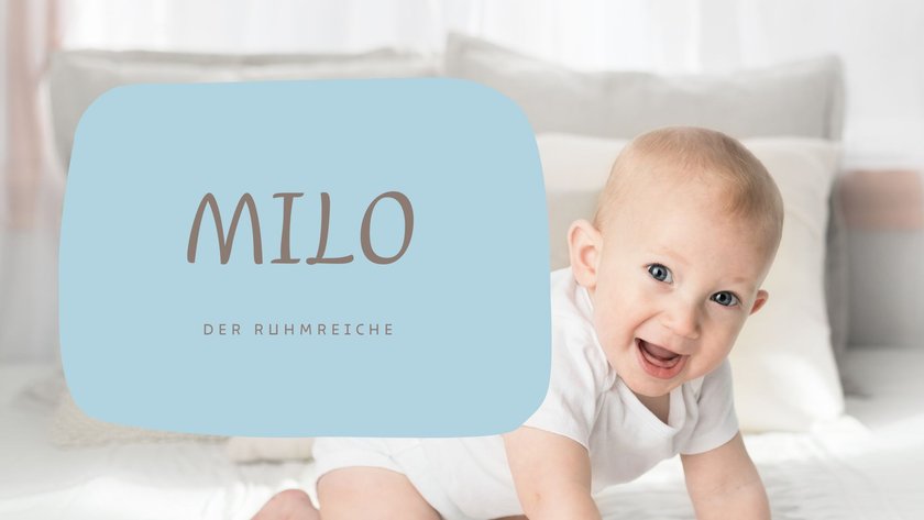 #12 Jungennamen mit zwei Silben: Milo